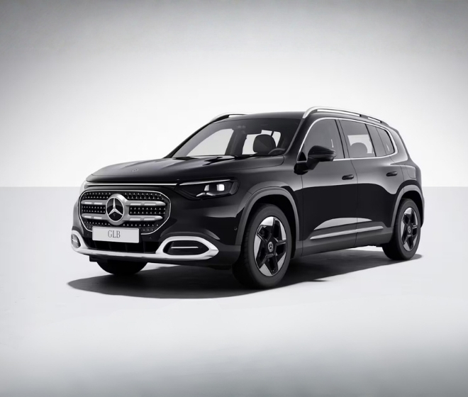 Μαύρη Mercedes-Benz GLB Hybrid – εξωτερική σχεδίαση