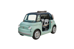 Πράσινο FIAT Topolino ηλεκτρικό όχημα πόλης