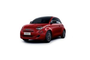 Κόκκινο FIAT 500 Hybrid αυτοκίνητο πόλης