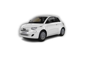 Λευκό FIAT 500 Hybrid αυτοκίνητο πόλης